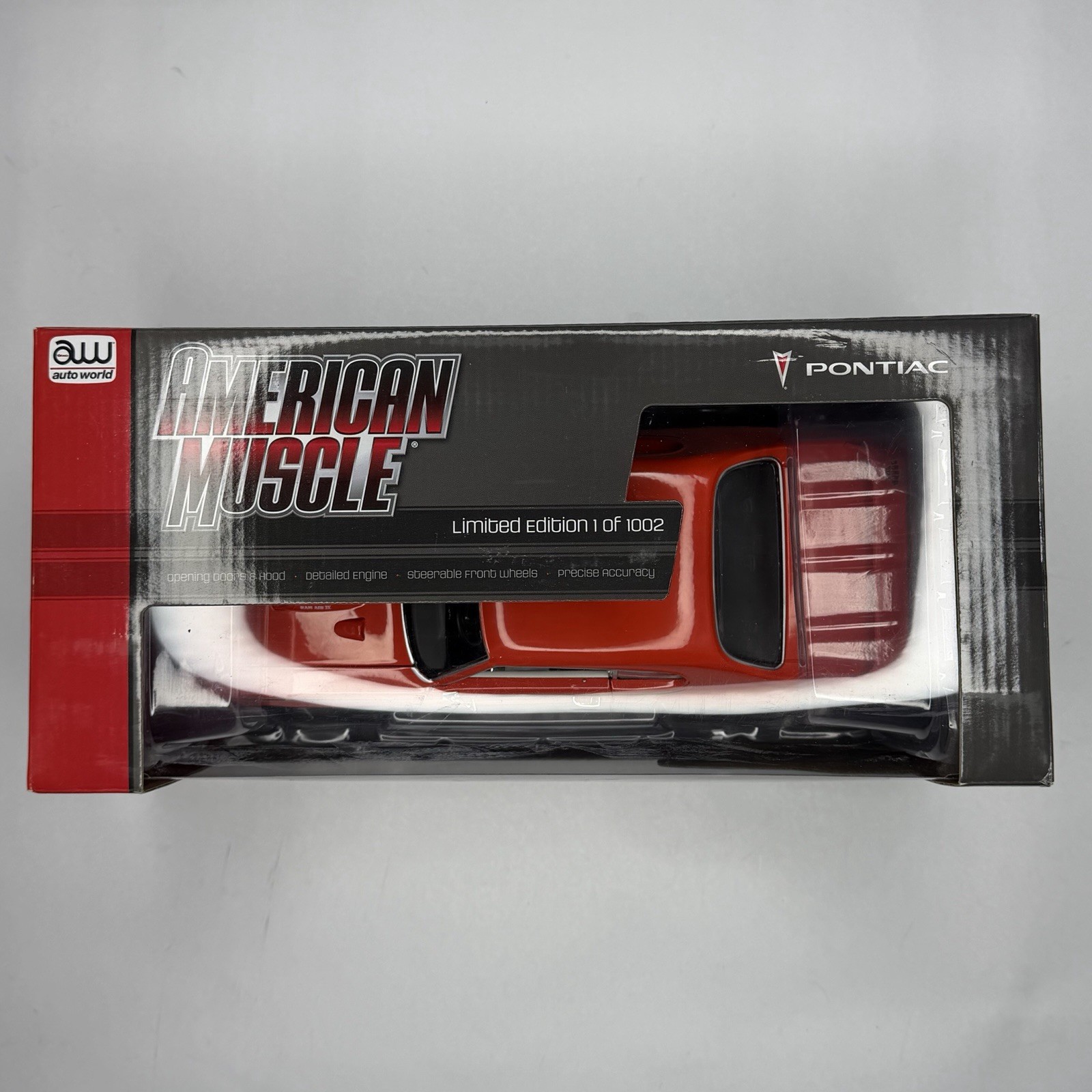 Auto World AW 1969 Pontiac GTO Judge Orange Limited /1000 1/18 Scale