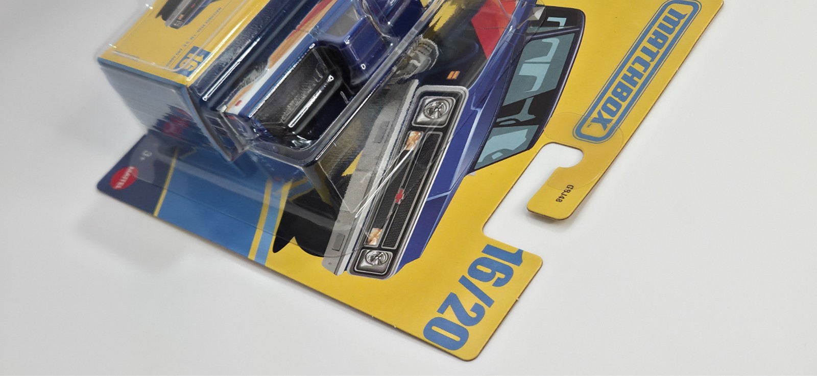 1968 Chevy C10 16/20 COLLECTORS SERIES Matchbox 2026 JJW06 blue pickup truck