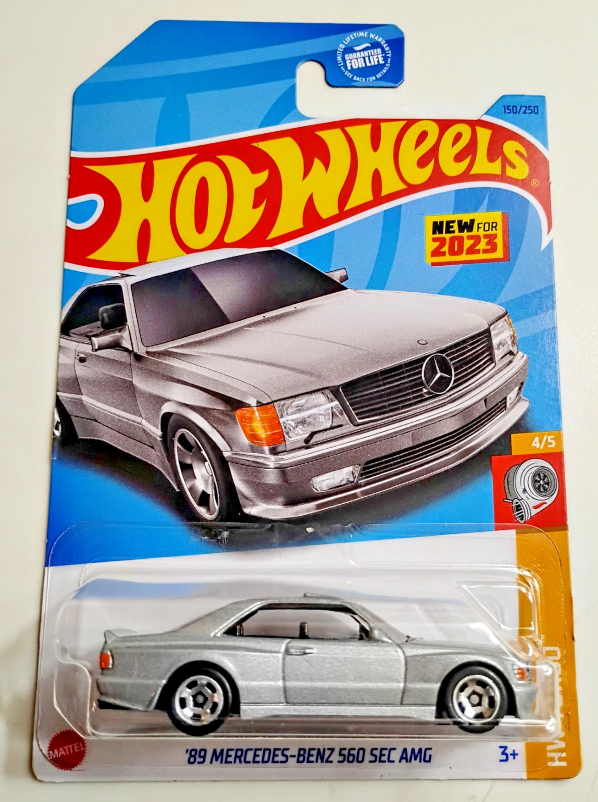 Hot Wheels Lot 21 ’89 Mercedes-Benz 560 SEC AMG HW Modified HW Turbo 2024 2025