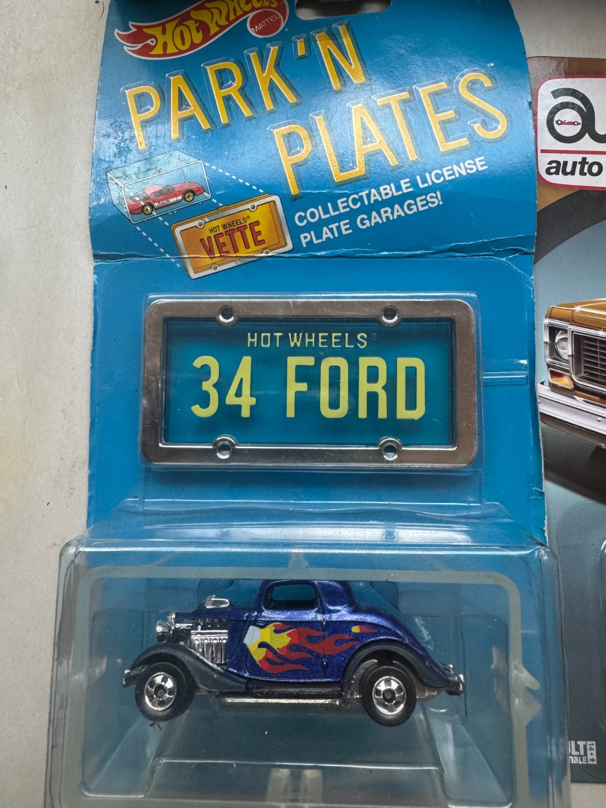 LOT OF 4 CARS – HOT WHEELS, AND OTHER BRANDS – AS SHOWN IN PICTURES –