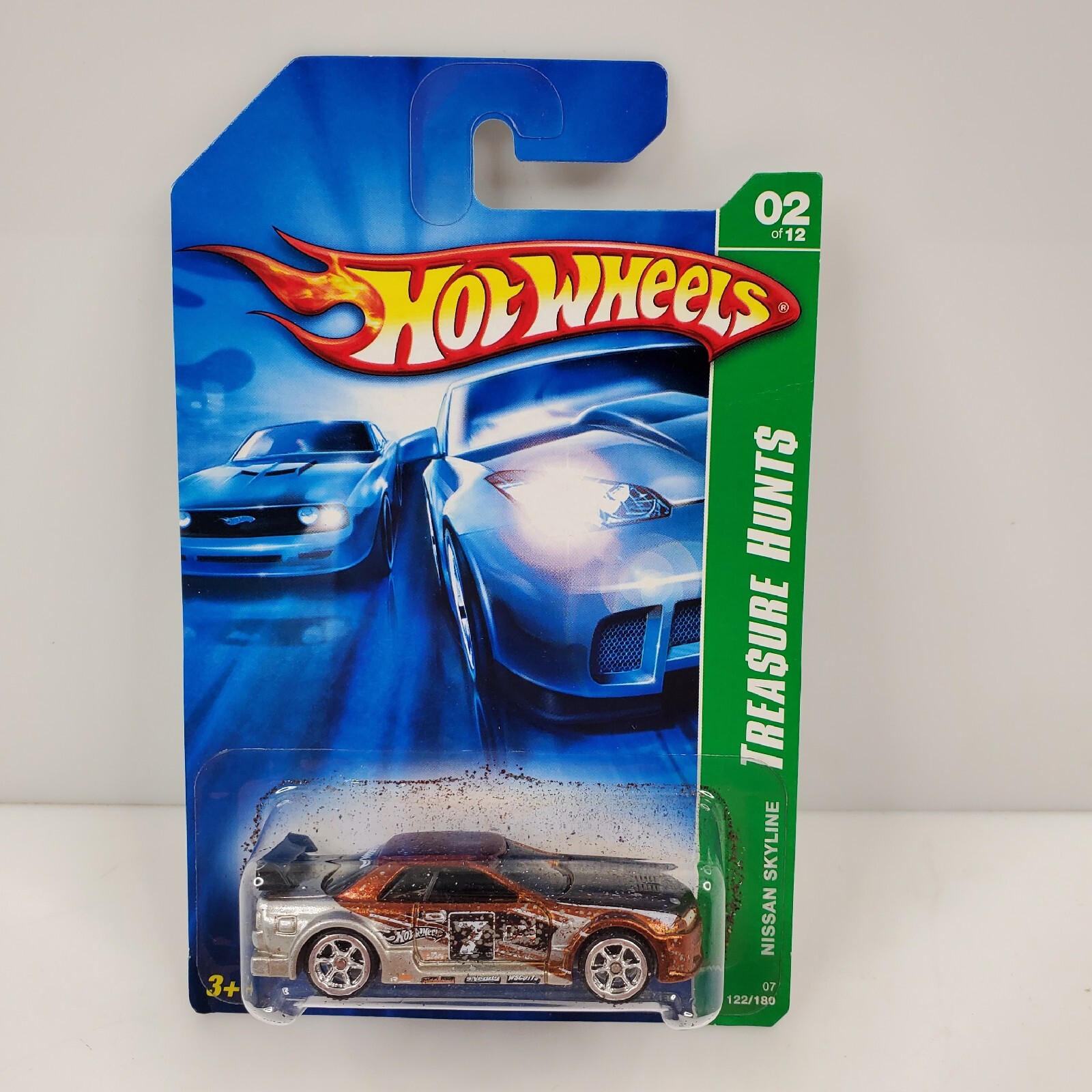 Rare 2007 Hot Wheels Treasure Hunts Nissan Skyline R32 Super Silver Orange