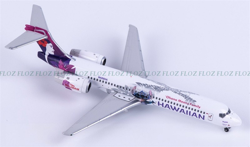 Phoenix 1:400 Hawaiian Airlines Boeing 717 N488HA Diecast Aircraft Model