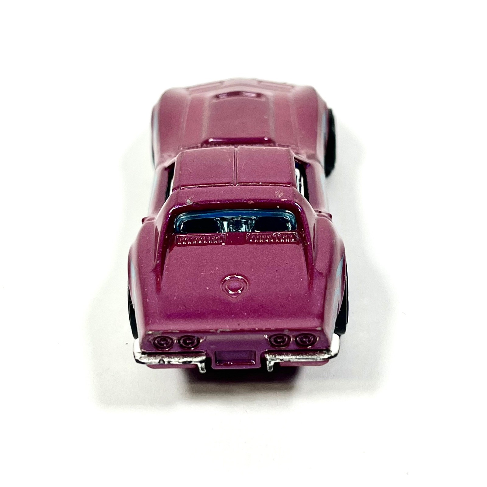 Hot Wheels 69 Corvette Pearl Purple Blue Flames HW Workshop Heat Fleet Loose
