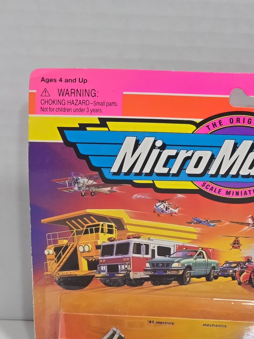 1997 Galoob Micro Machines #26 Service Masters Tow Truck Gas Tanker ’49 Mercury