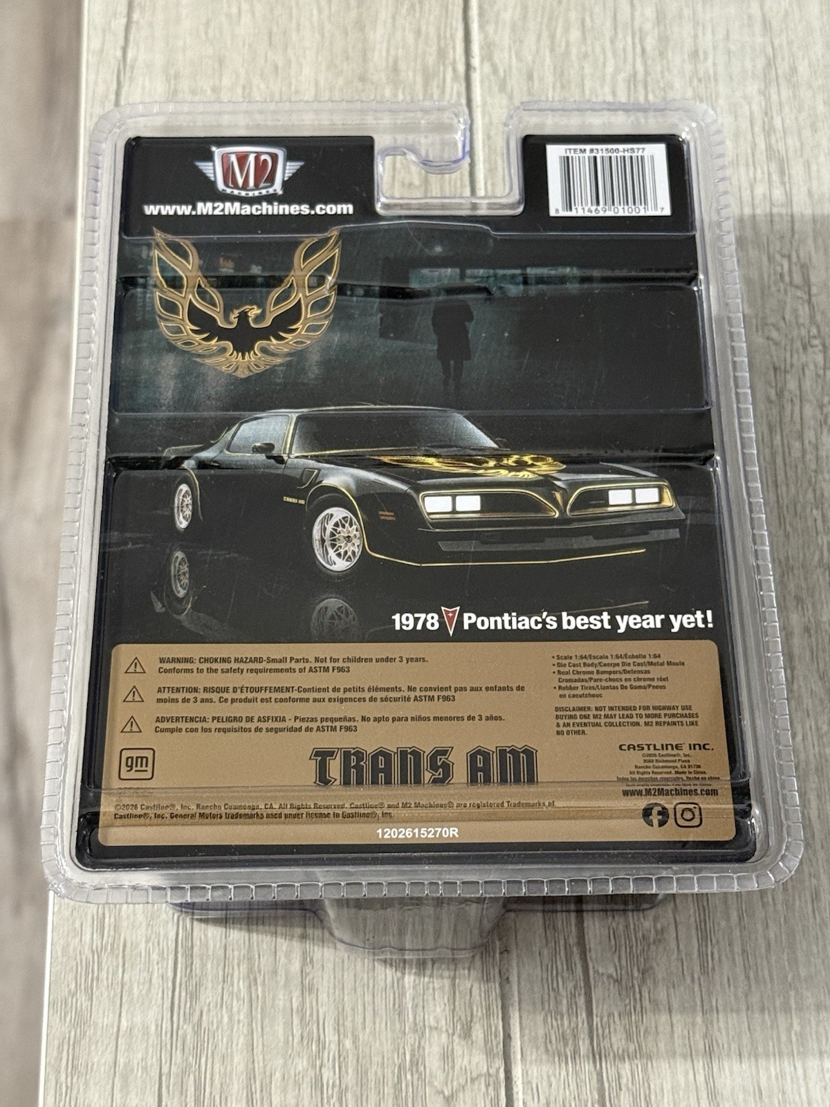 1978 Pontiac Firebird Trans Am-Hardtop Hobby Exclusive HS77 M2 1/1,150 CHASE
