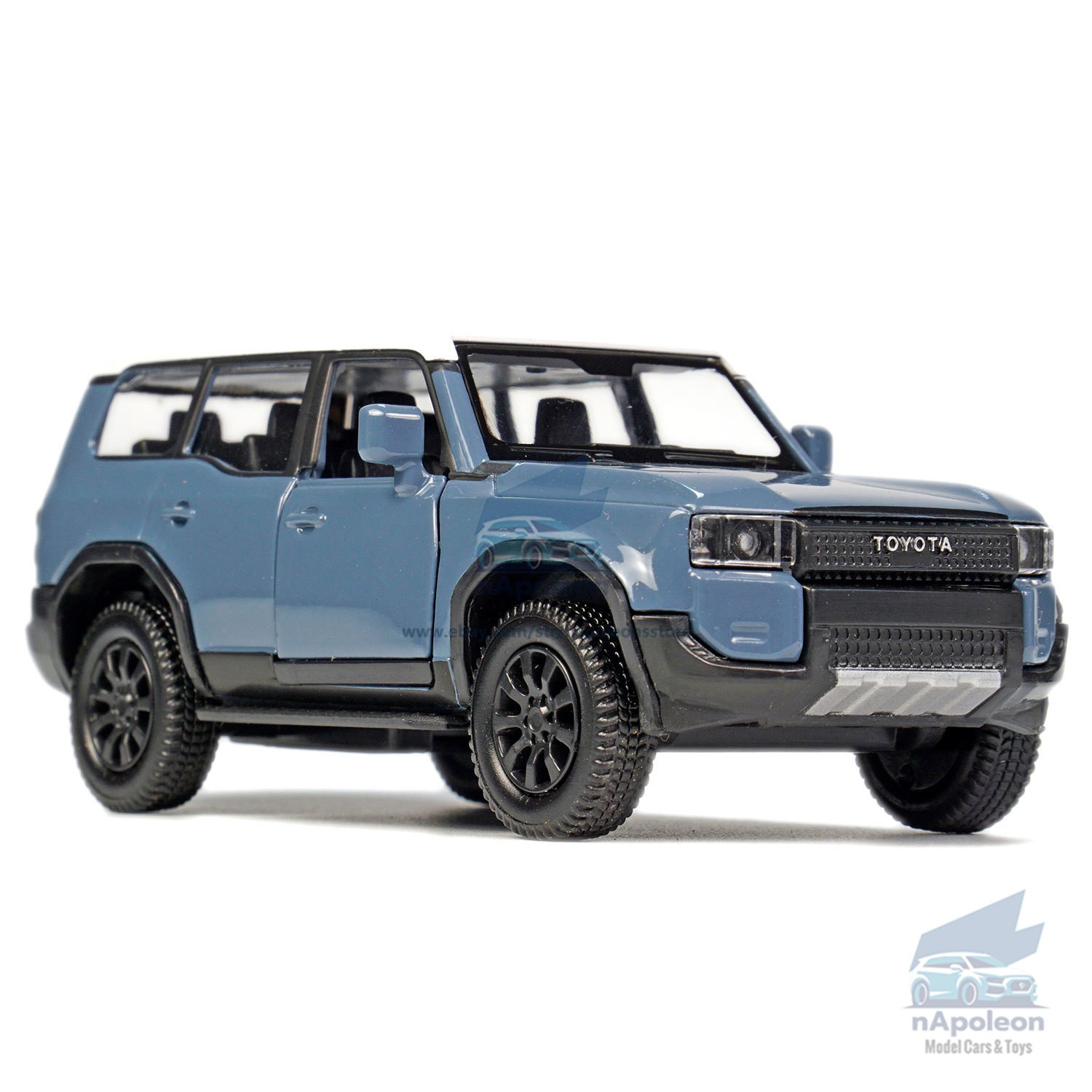 1/36 Toyota Land Cruiser 250 Model Car Diecast Toy Vehicle Gift Collection Blue