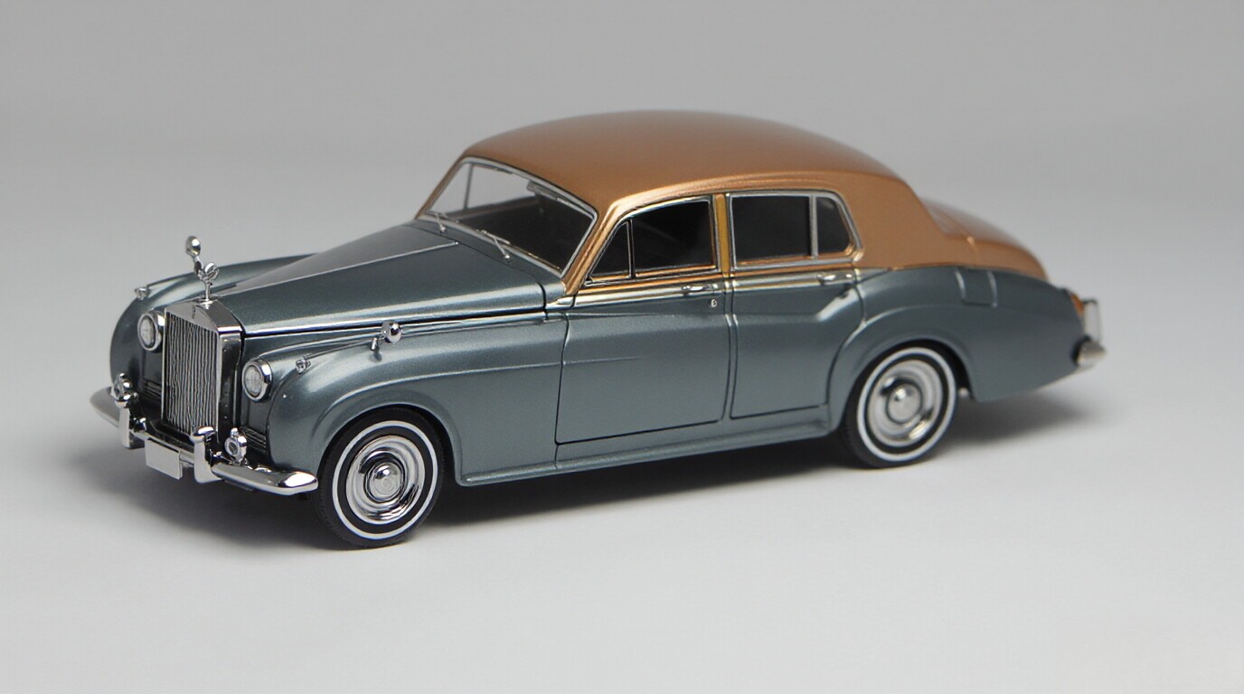GFCC 1:64 Limited 1955 Silver Cloud I Classic Model Diecast Metal Car