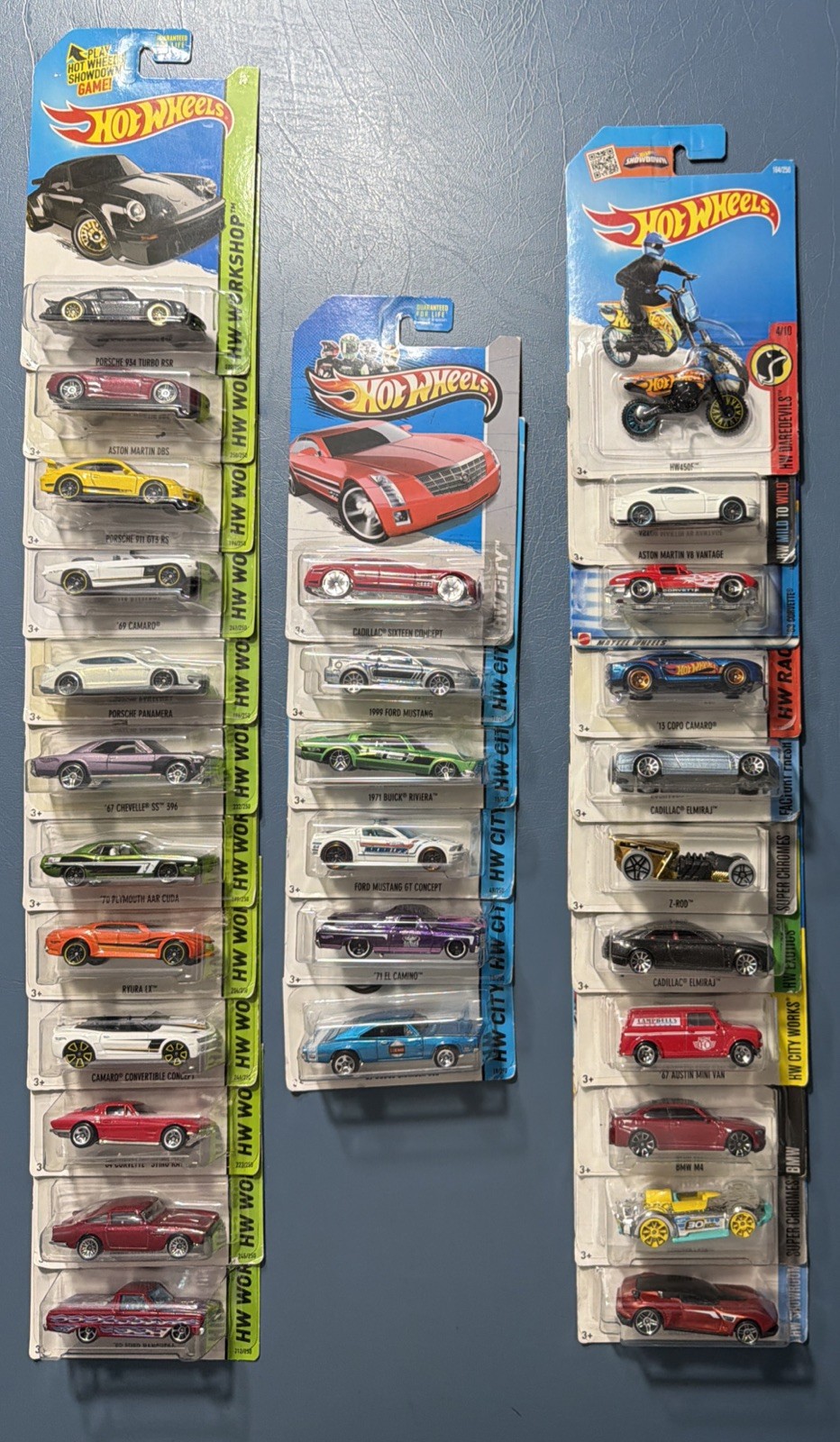 Lot of 29 Hot Wheels Cars Various Models of 2013-2015 HW WORKSHOP & HW CITY