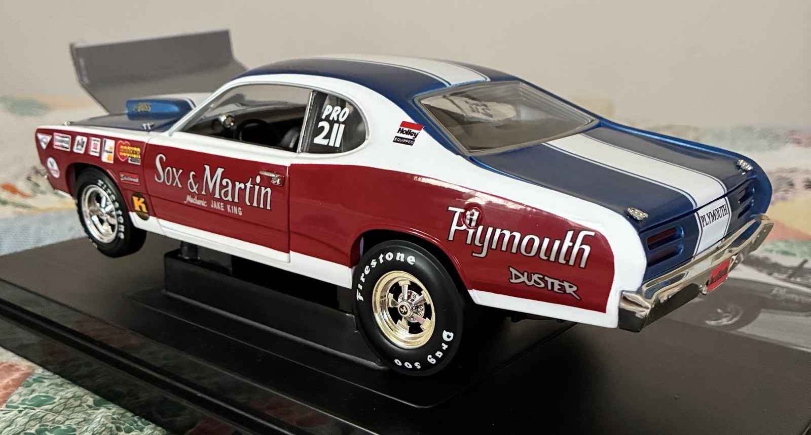 1/18 Ertl 1970 Plymouth Duster Sox and Martin by Supercar Collectibles