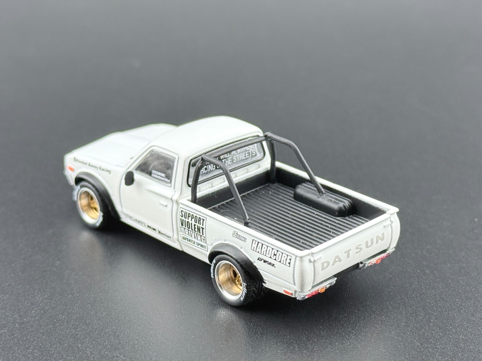 Pop Race Pandem Datsun 620 White 640350 1/64
