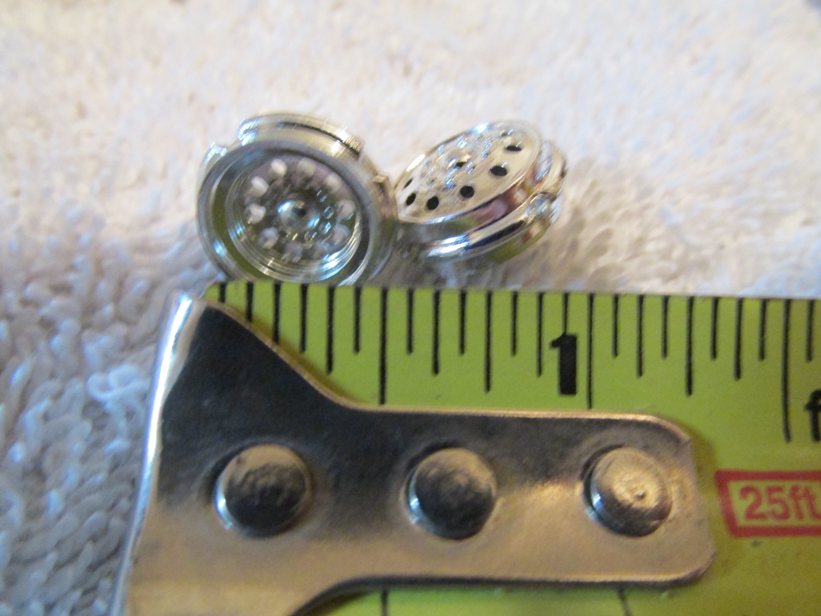 Lot Penjoy Tonkin 1/53 Chrome rims INNER DUAL/REAR & FRONT WHEELS -CUSTOM BUILDS