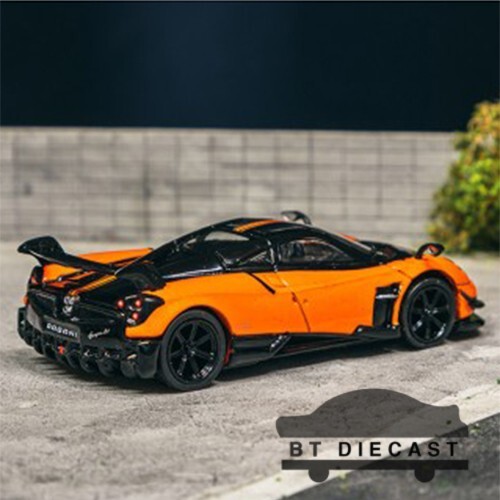 TARMAC WORKS PAGANI HUAYRA BC 1/64 ARANCIO SAINT TROPEZ ORANGE T64G-TL014-OR
