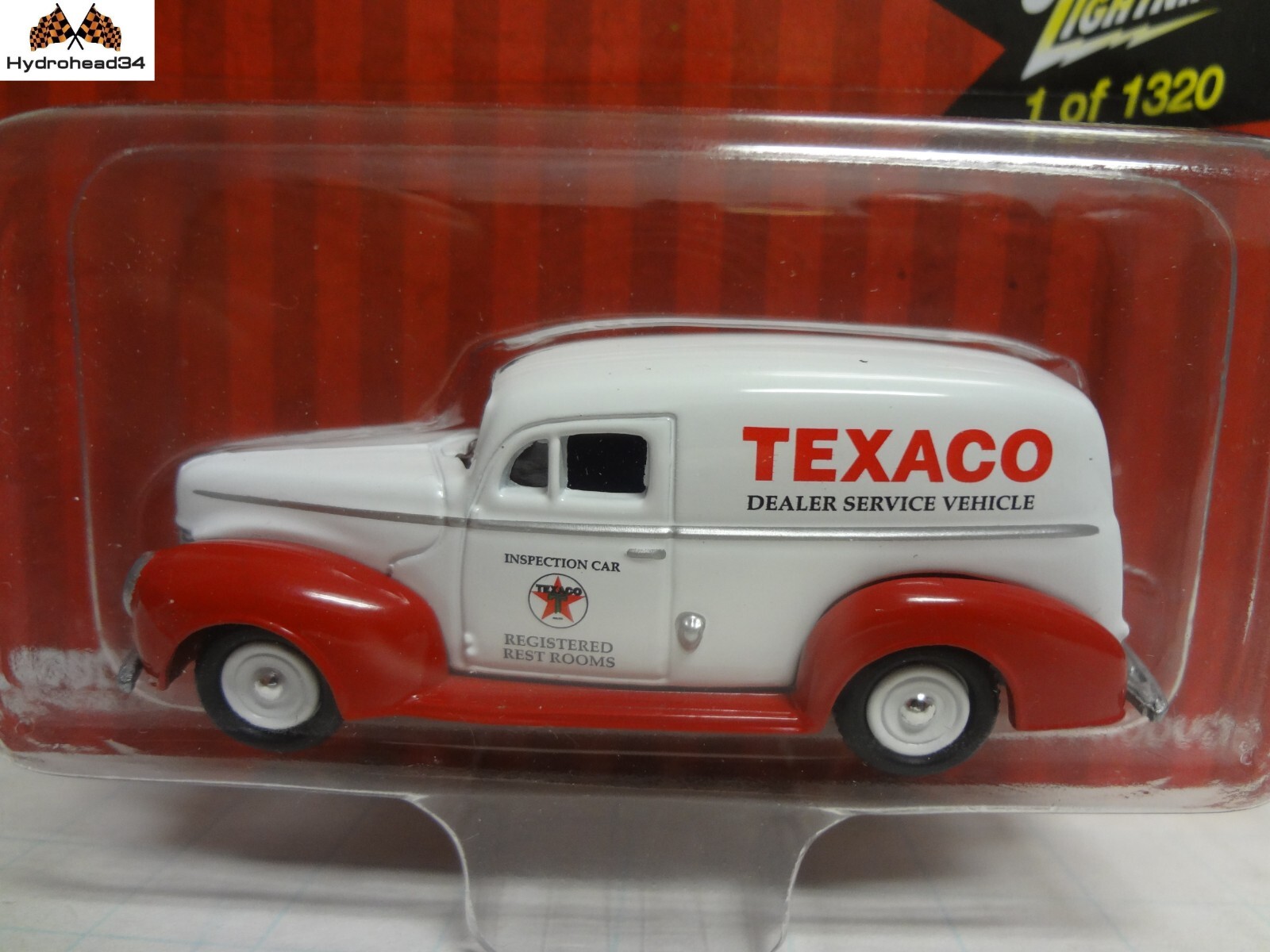 Johnny Lightning 1940 Ford Delivery Van TEXACO 1 of 1320 – Heritage Texaco
