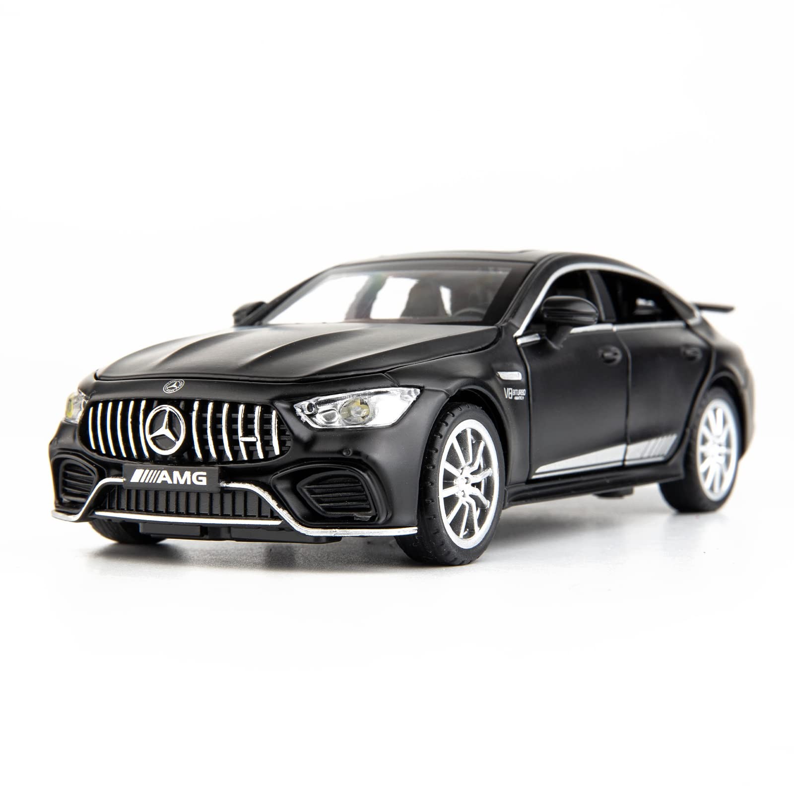 1/32 AMG GT63 Model Car Alloy Diecast Pull Back Toy Car with Sound and Light Doo