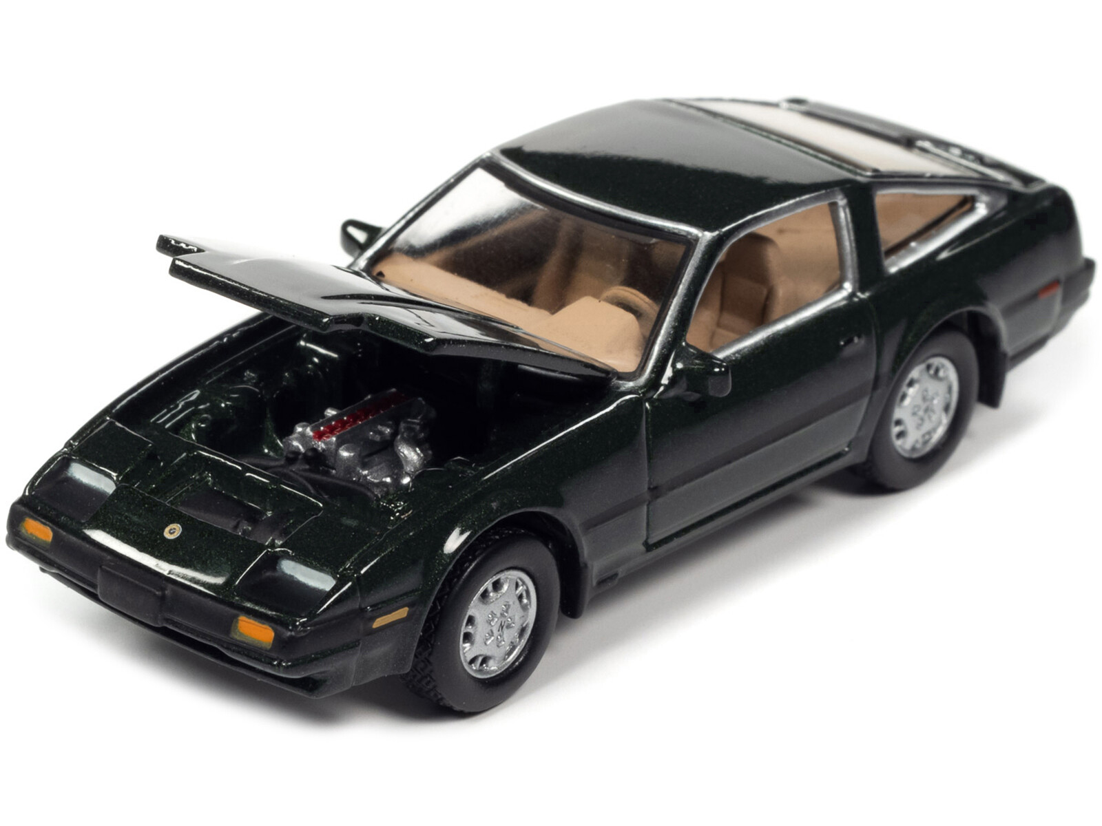 1984 NISSAN 300ZX DARK GREEN 1/64 DIECAST JOHNNY LIGHTNING JLCG029-JLSP243 B