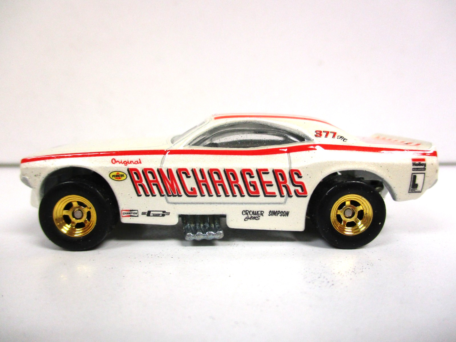 HOT WHEELS – DRAG STRIP DEMONS ORIGINAL RAMCHARGERS DODGE CHALLENGER FUNNY CAR