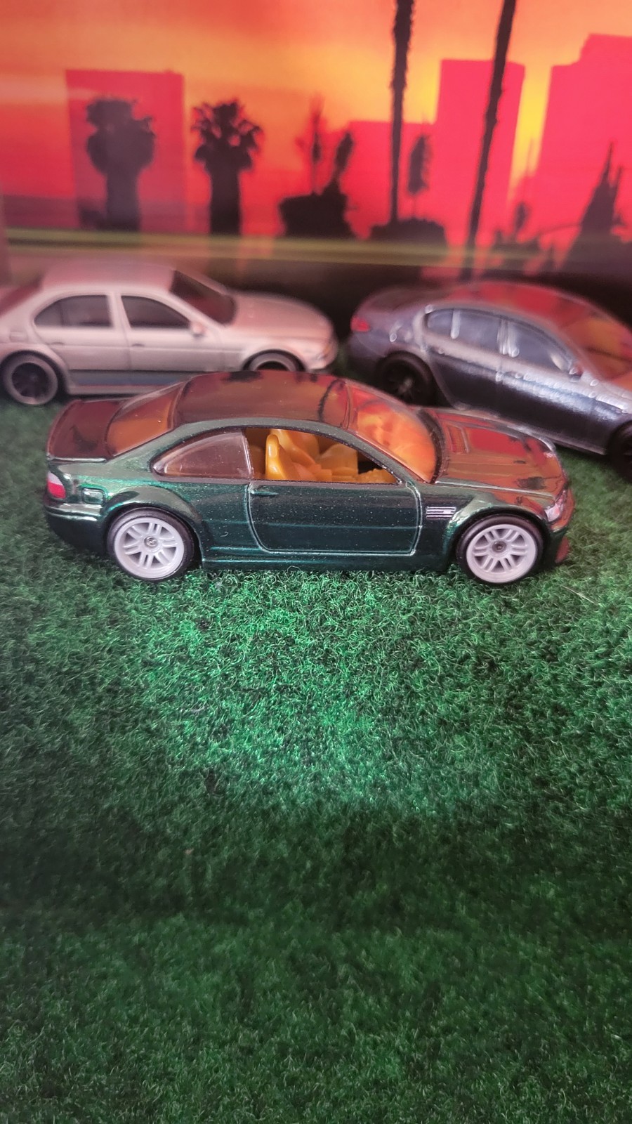 Hot Wheels BMW M3 E46 Green Power Trip Mission Impossible Bmw Silver Series Bmw.