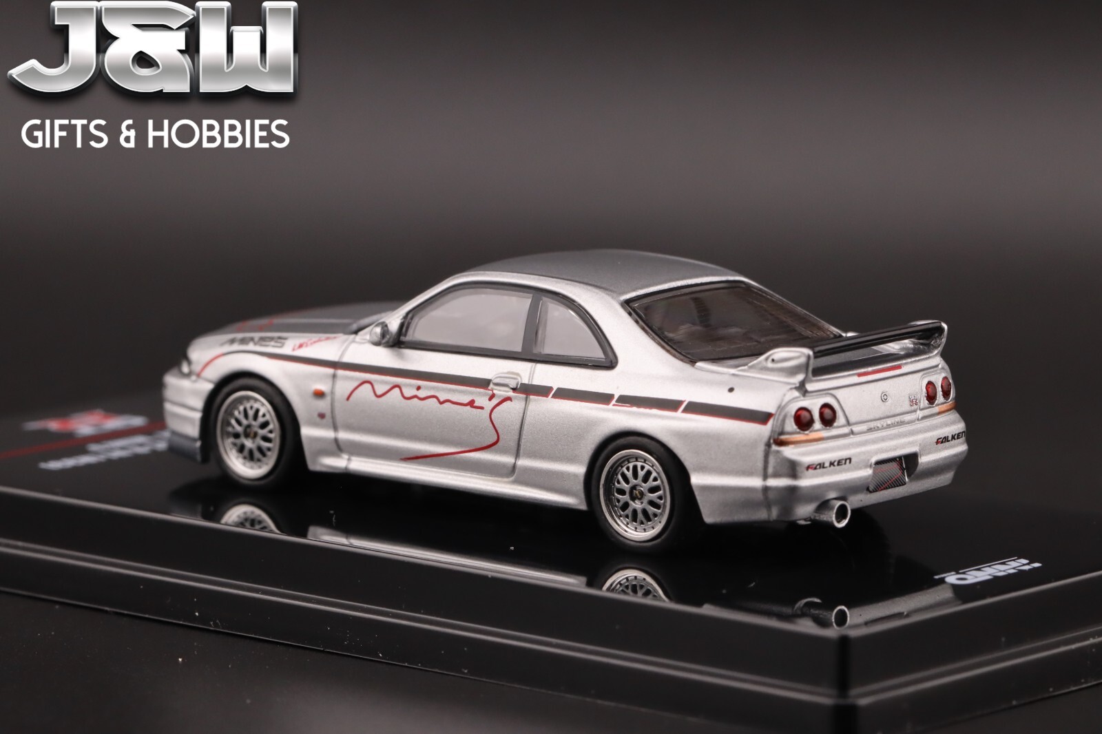 Inno64 Nissan GT-R N1 R33 Tuned By Mines Silver 1/64