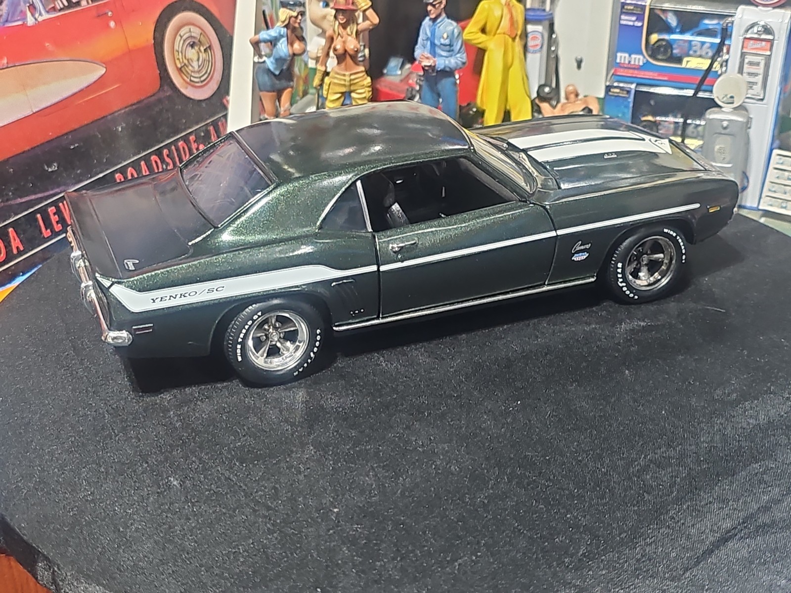 VINTAGE ERTL SUPERCAR YENKO 427 CAMARO SYC Fathom Green Limited Edition