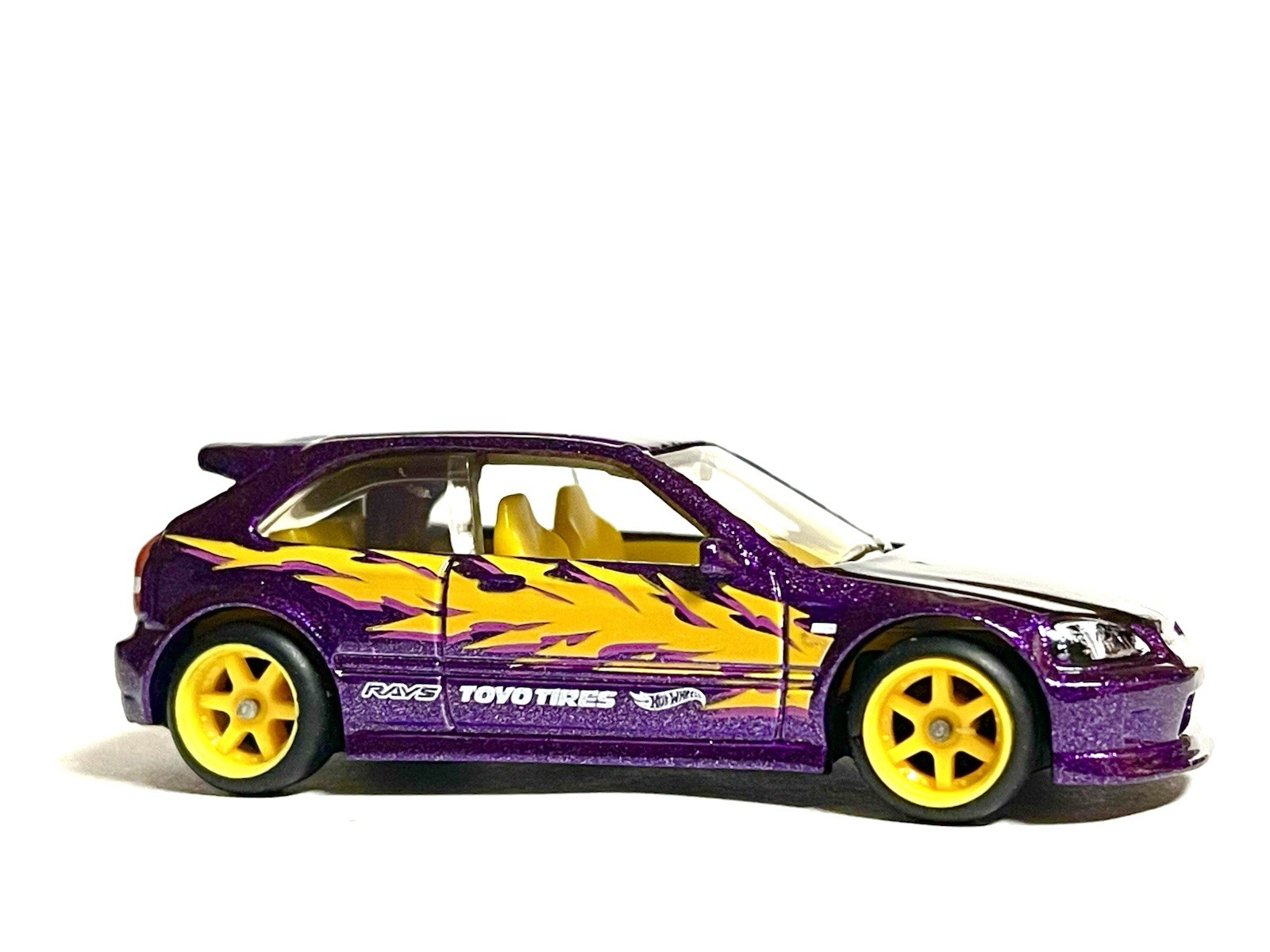 2025 Hot Wheels New ‘99 Honda Civic Type R EK 9 Random Parts W/RRs Un-Spun
