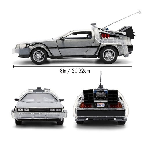 Back To The Future 40th Anniversary Time Machine 1:24 Scale Model – Jada 36849