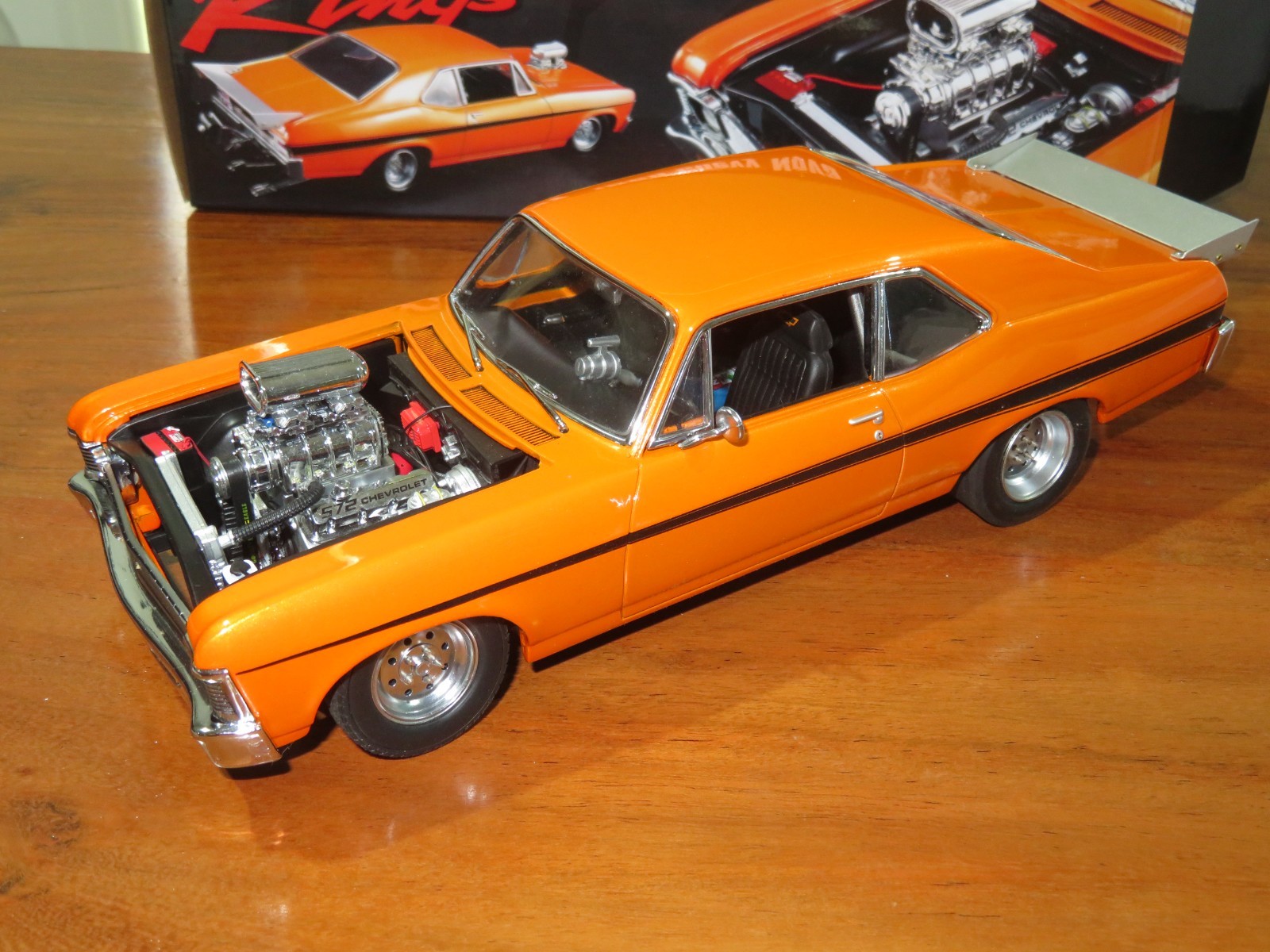 1:18 GMP 1968 Chevrolet Nova 1320 Drag Kings Orange GMP-18873