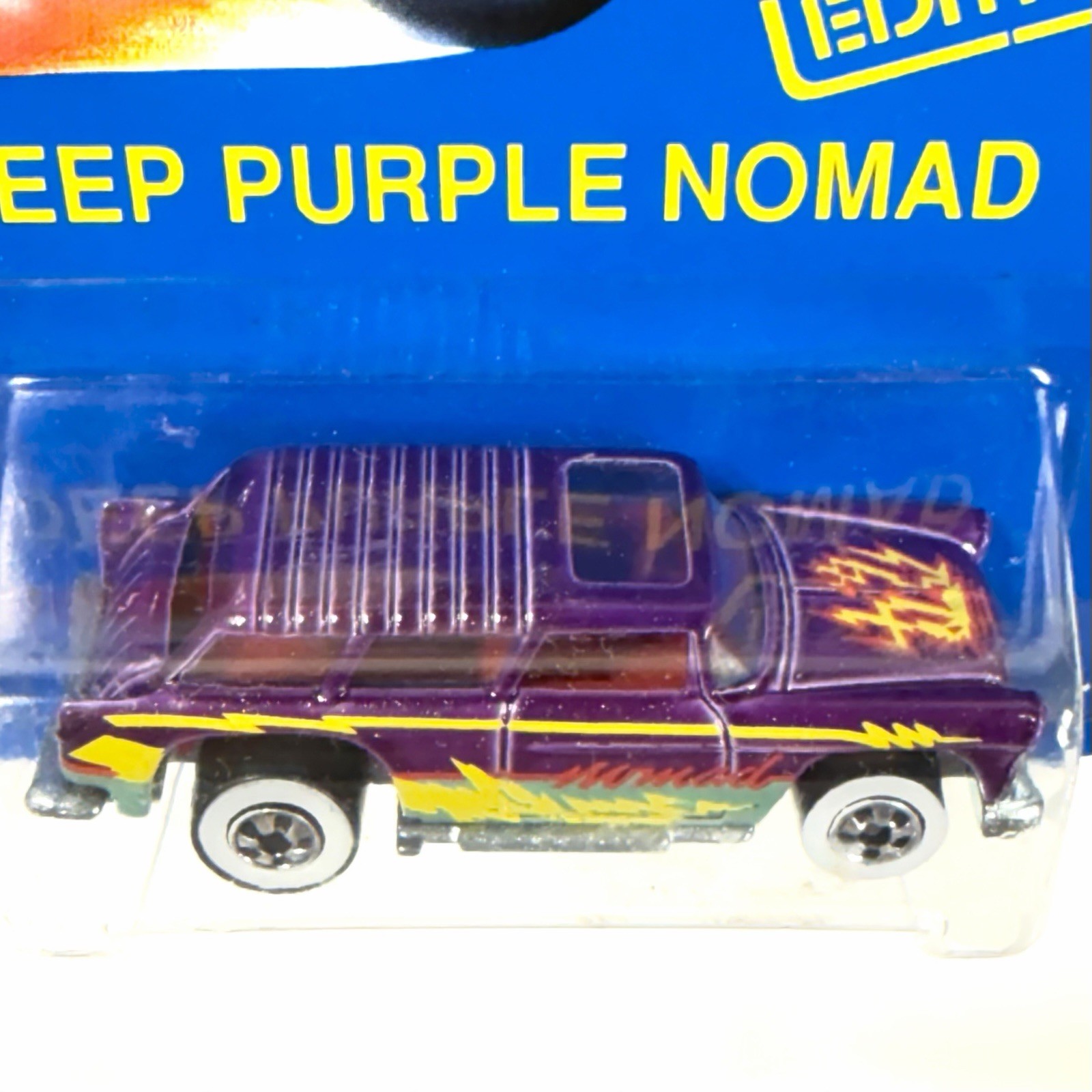 Hot Wheels Deep Purple Nomad No. 9204 1992 Limited Edition Blue Card New