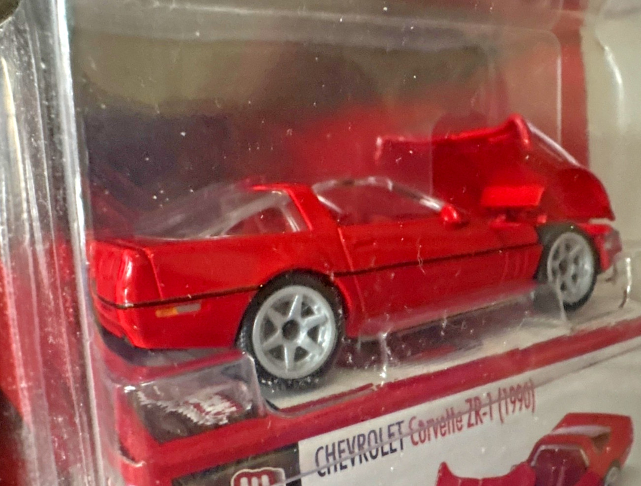 Majorette CHEVY CORVETTE ZR1 King of the Hill red approx 1:64 sealed new