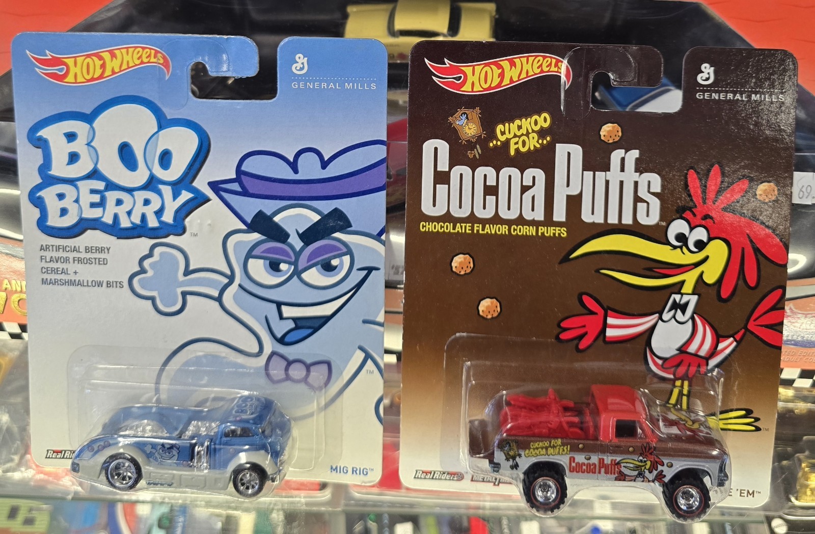 Hot Wheels Pop Culture General Mills Complete Set Trix Custom ’62 Chevy “MOC”