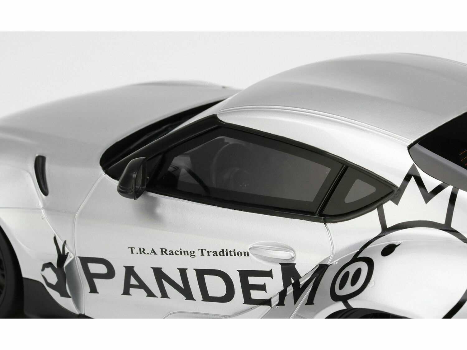 2020 TOYOTA PANDEM GR SUPRA V1.0 1:18 RESIN TS0297 SILVER ACME