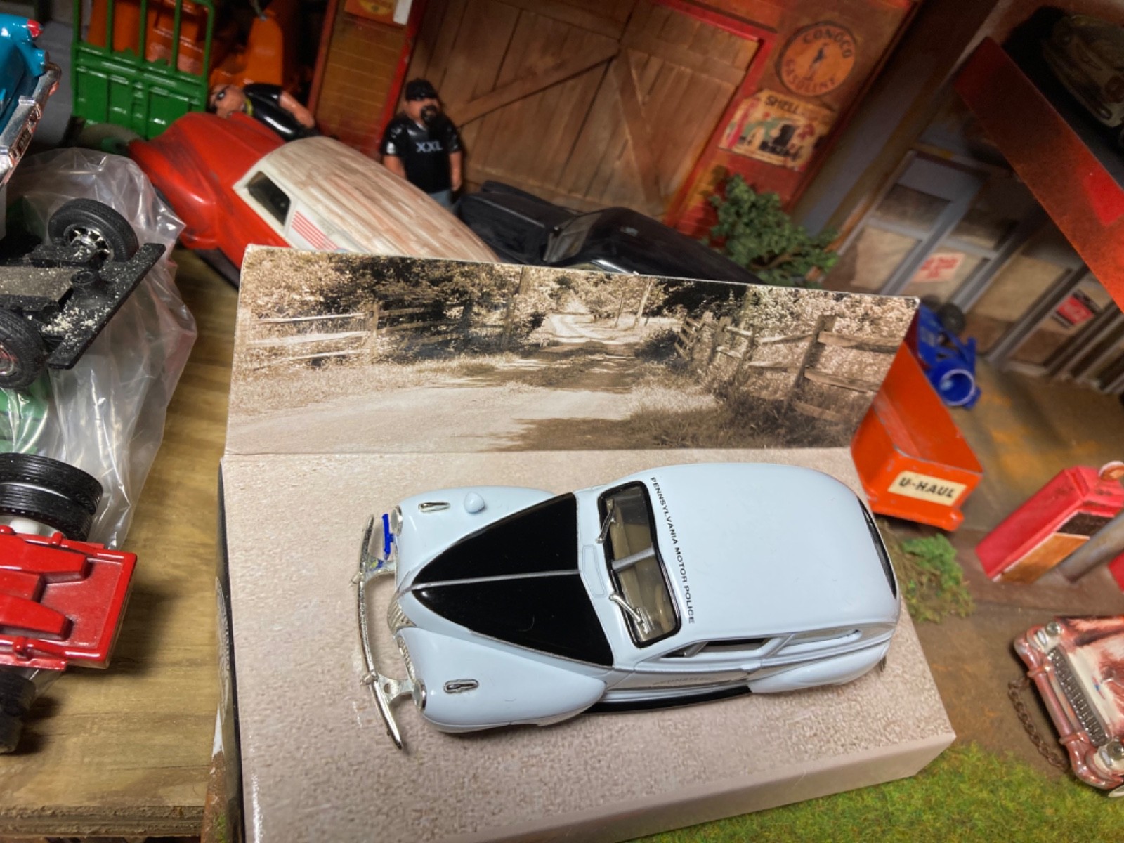 1941 Ford Deluxe Pennsylvania Police Car, 1/43 Scale, New in Original Box
