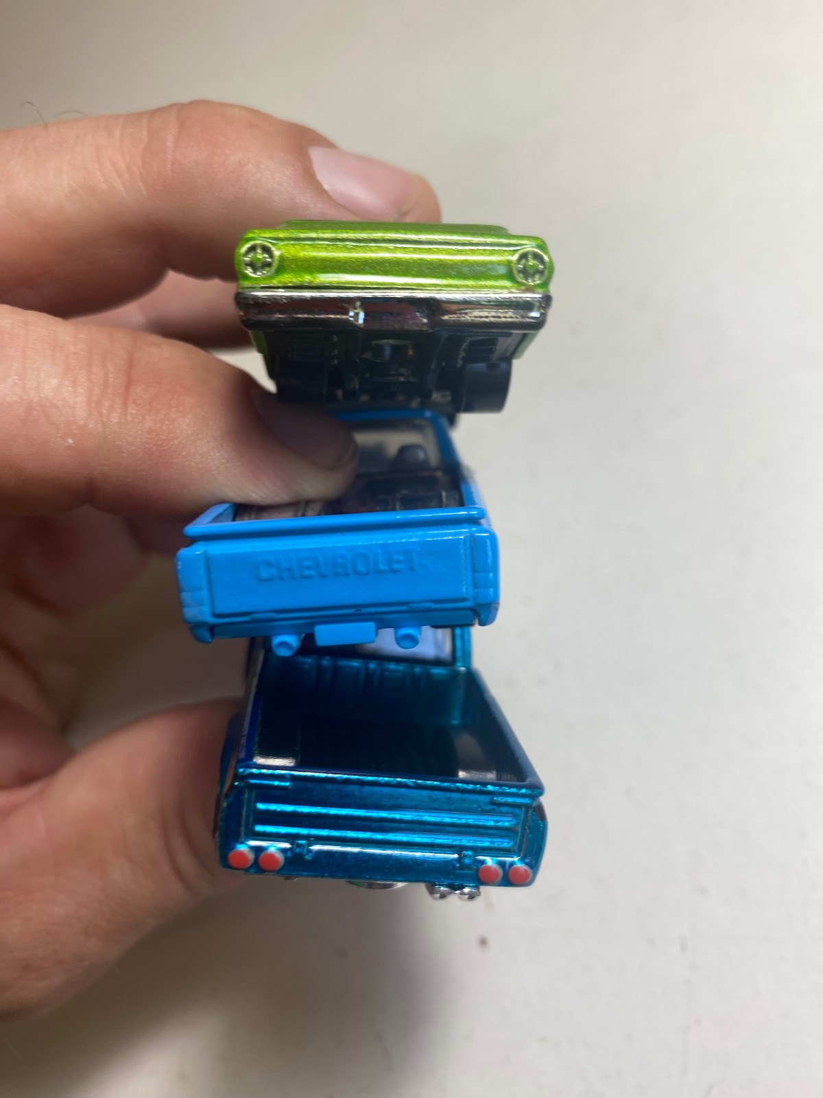 Hot Wheels 72 Chevy Custom LUV Mazda REPU DTX00 65 Ranchero Lot of 3 Loose 1/64