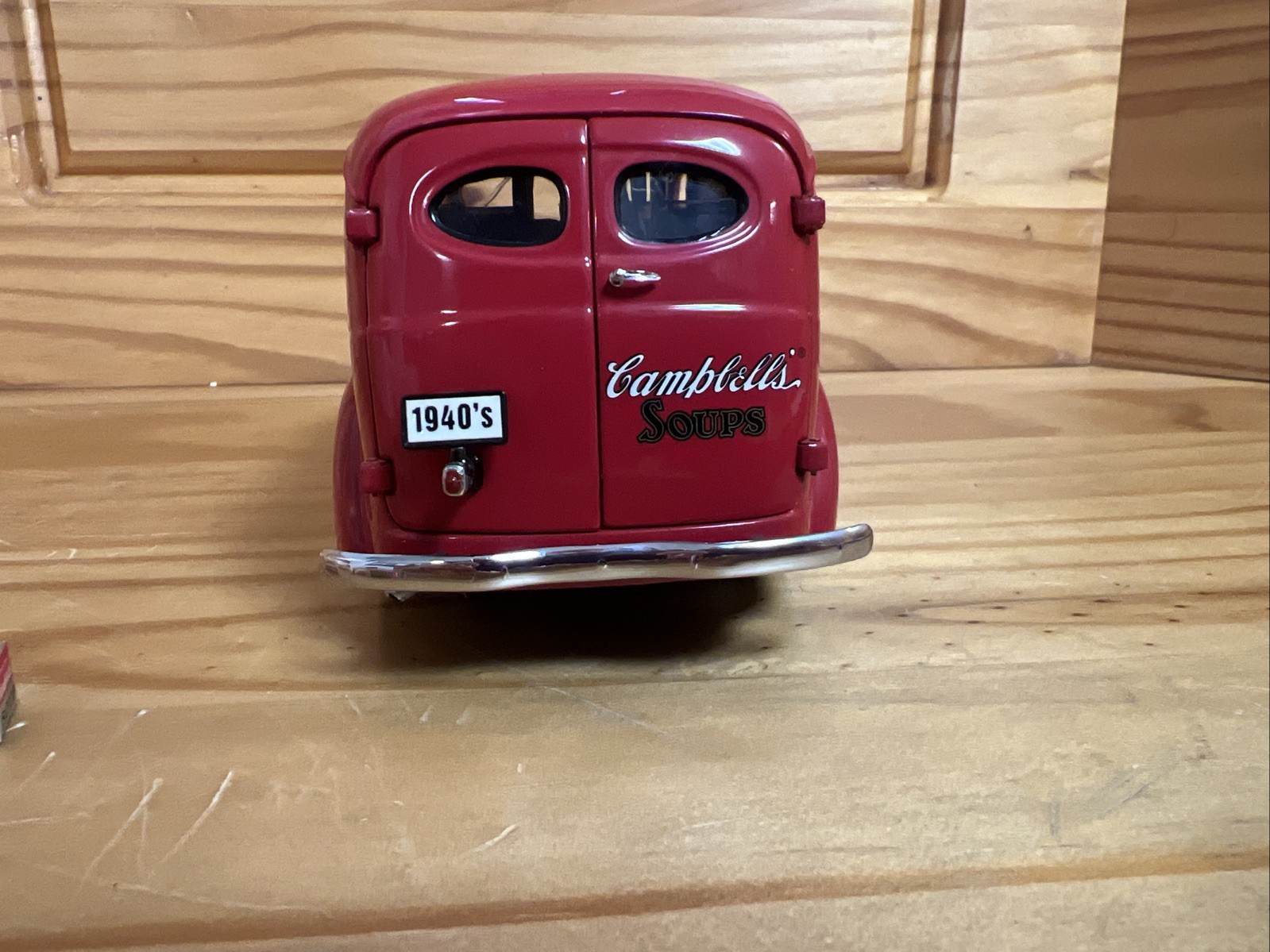 1940’s Campbells Soup Delivery Truck Panel Red Danbury Mint Diecast Replica 1:24
