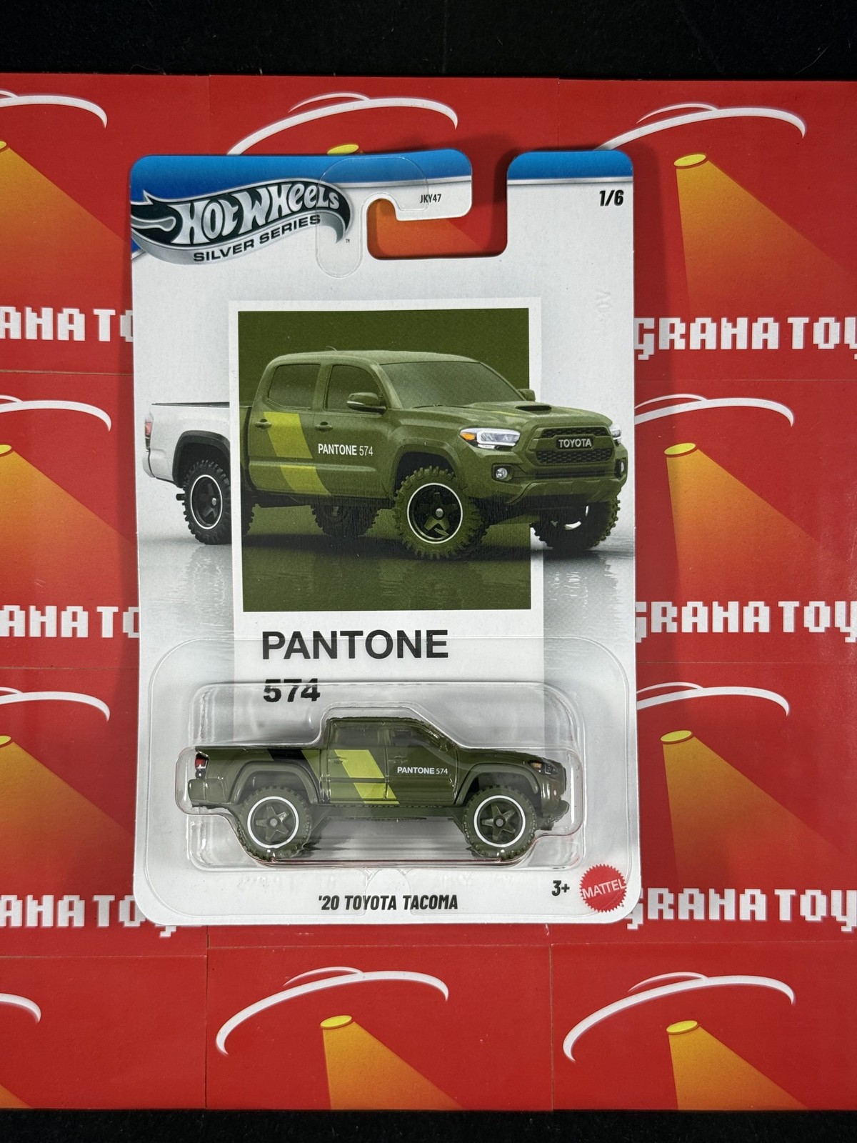 ’20 Toyota Tacoma 1/6 2026 Hot Wheels Pantone Silver Series Mix B