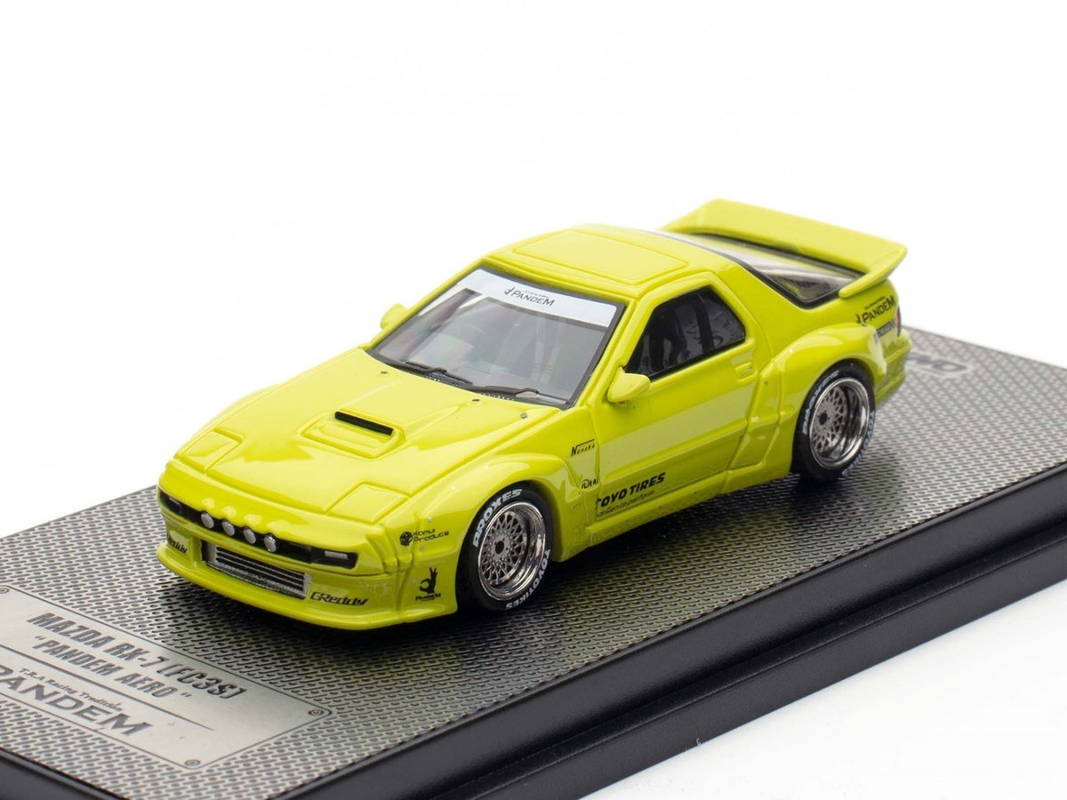 Mazda RX-7 (FC3S) “Pandem Aero” RHD (Right Hand Drive) Lime Green “The Model Car