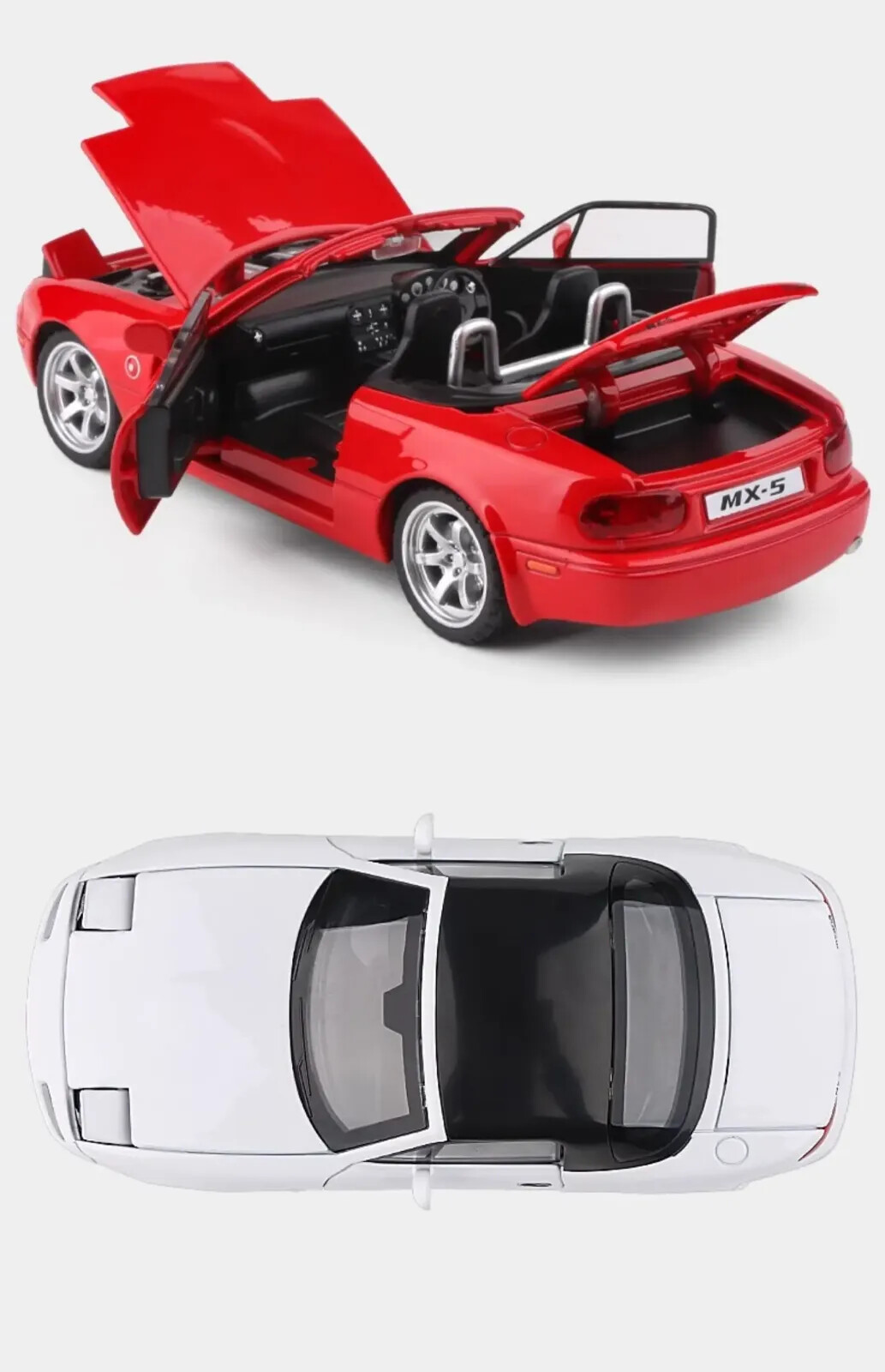 1:32 Scale Mazda Miata MX-5 Alloy Sports Model Diecast Car With Sound And Light