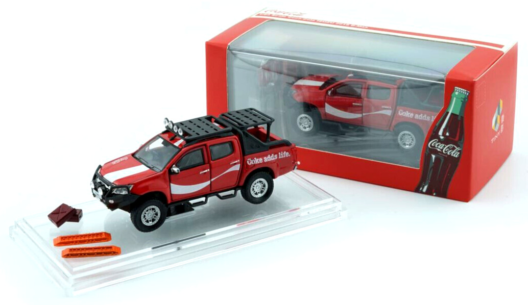 BM Creations “Coke-Cola” 2018 Isuzu D-Max – RHD 1:64 Scale Diecast Car COKE050