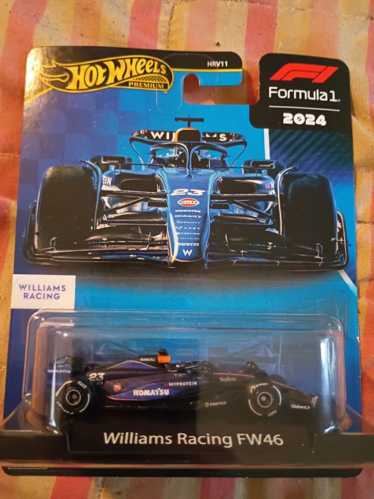 Hot Wheels Premium Formula 1 2024 – Williams Racing FW46 (#23) – New, Good Card