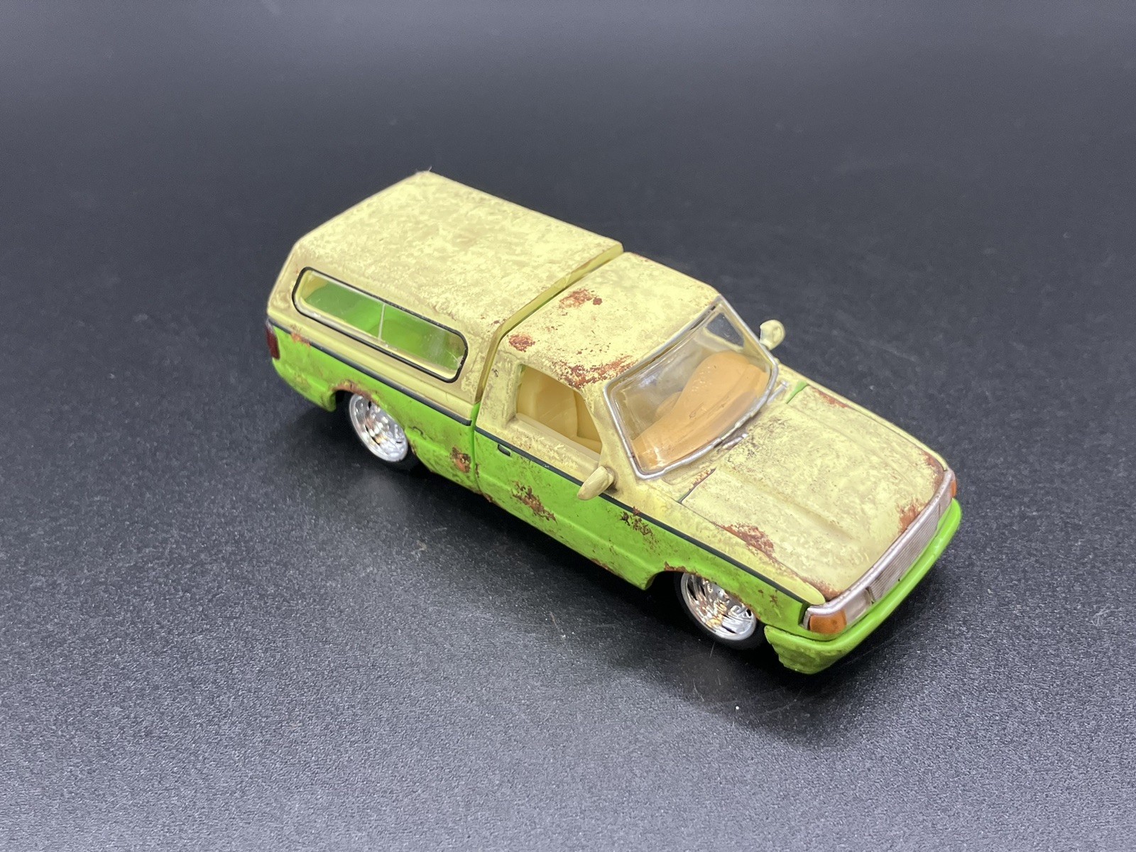 1995 Ford Ranger Pickup Truck Weathered Rusty Barn Find 1/64 Diecast Custom M2