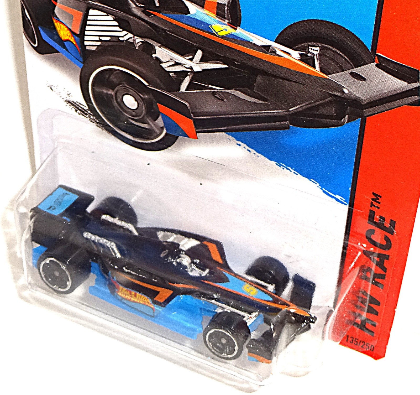 Hot Wheels New For 2015 HW Race Team Series #135 Winning Formula Black w/ MC5s