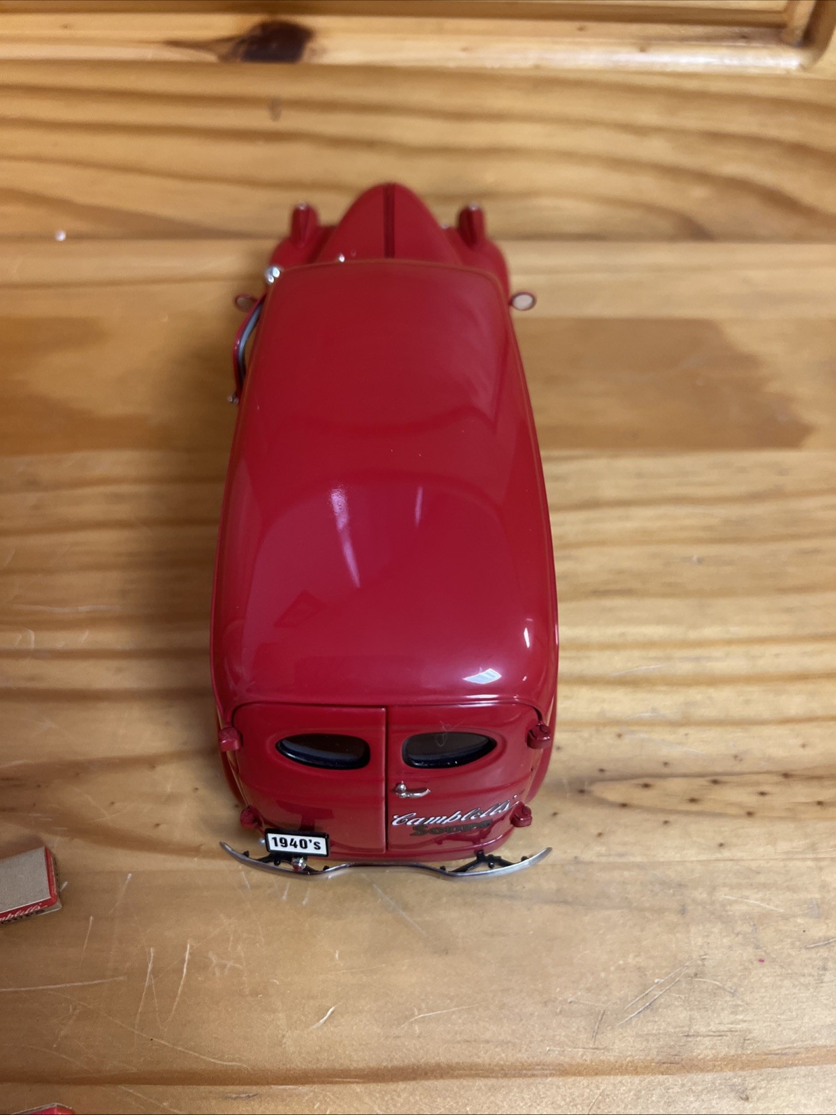 1940’s Campbells Soup Delivery Truck Panel Red Danbury Mint Diecast Replica 1:24