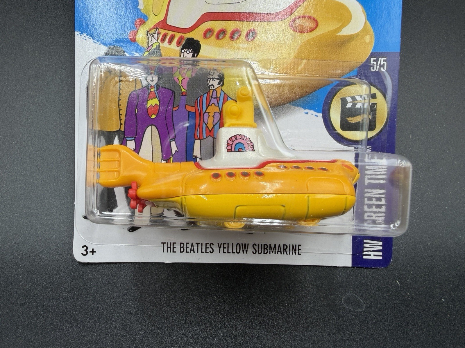 Hot Wheels The Beatles Yellow Submarine 2016 HW Screen Time 5/5 #225 MIP