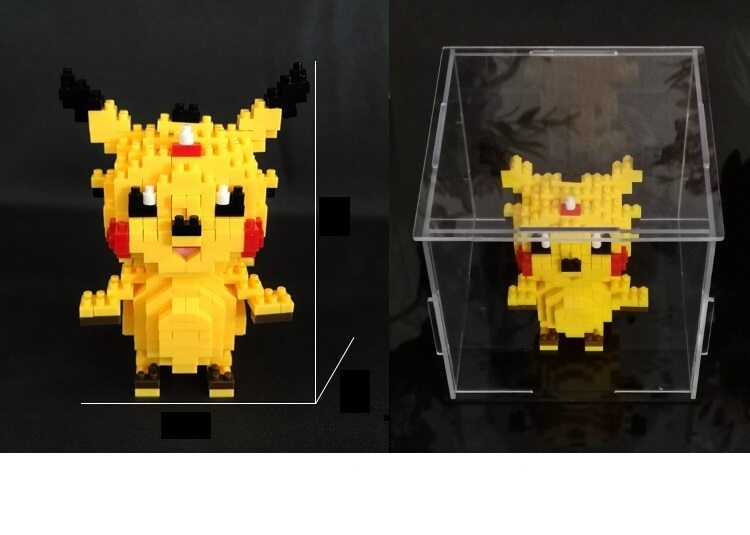 Clear Acrylic Display Case Dustproof Showcase for Action Figure/Toy/collection
