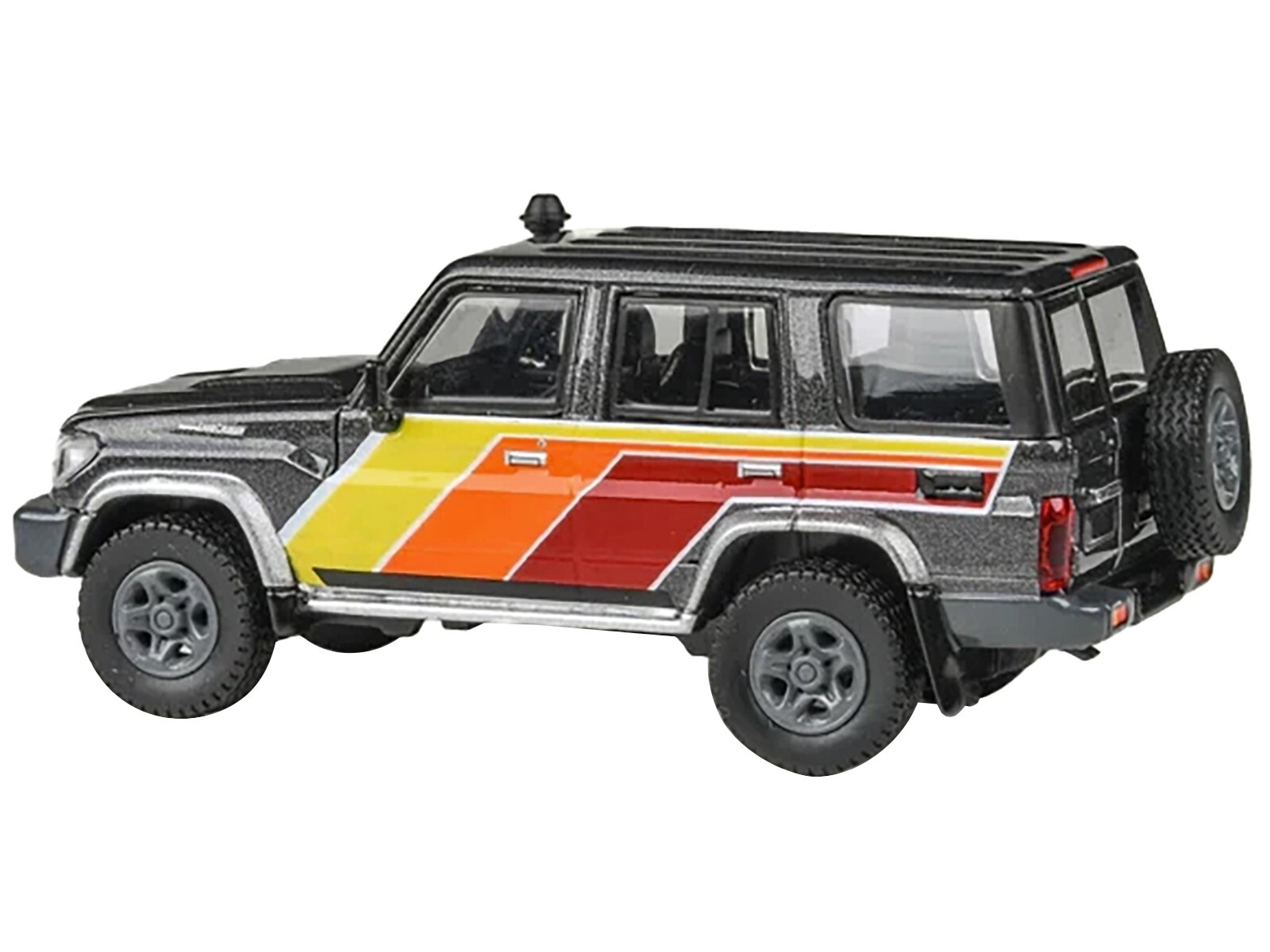 2014 TOYOTA LAND CRUISER LC76 “TRD” GRAY 1/64 DIECAST CAR BY PARAGON PA-56311