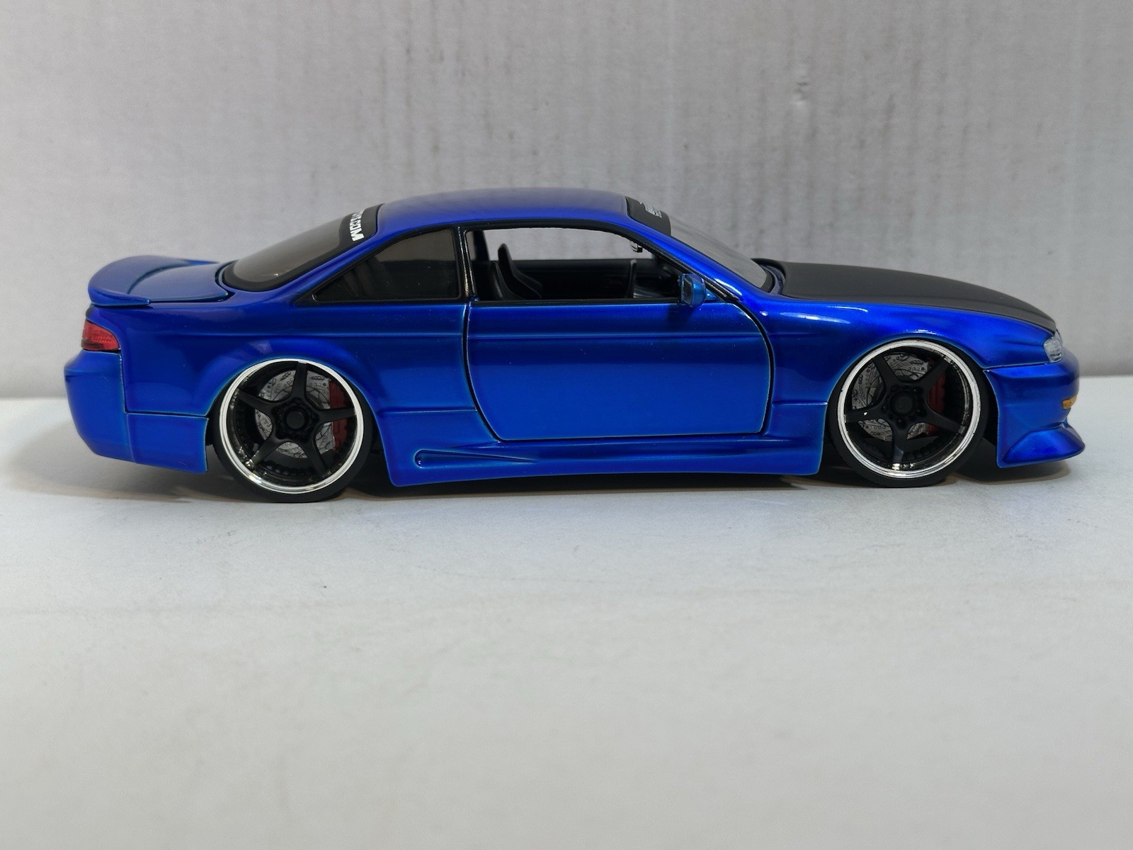JADA OPTION D 1998 NISSAN 240SX (S-14) BLUE 1:24 DIECAST MODEL CAR NEW NO BOX