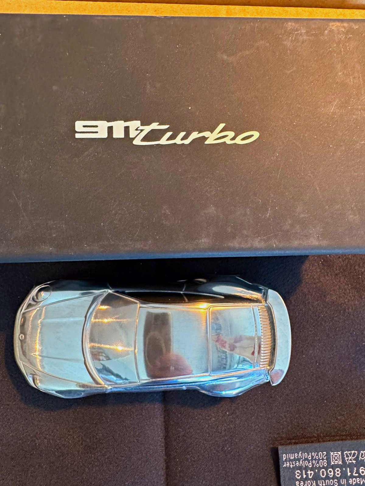Porsche 911 Turbo Limited Edition 1:43 Metal Diecast Car Silver 2019