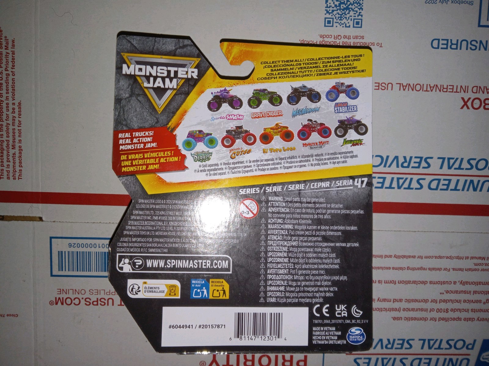 RARE LANDING GEAR Spin Master Monster Jam Truck Series 47 NEW ~ MONSTERIZED ~