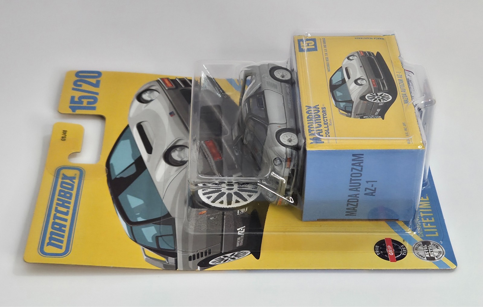 Mazda Autozam AZ-1 15/20 COLLECTORS SERIES Matchbox 2026 JJV96 silver GULLWING