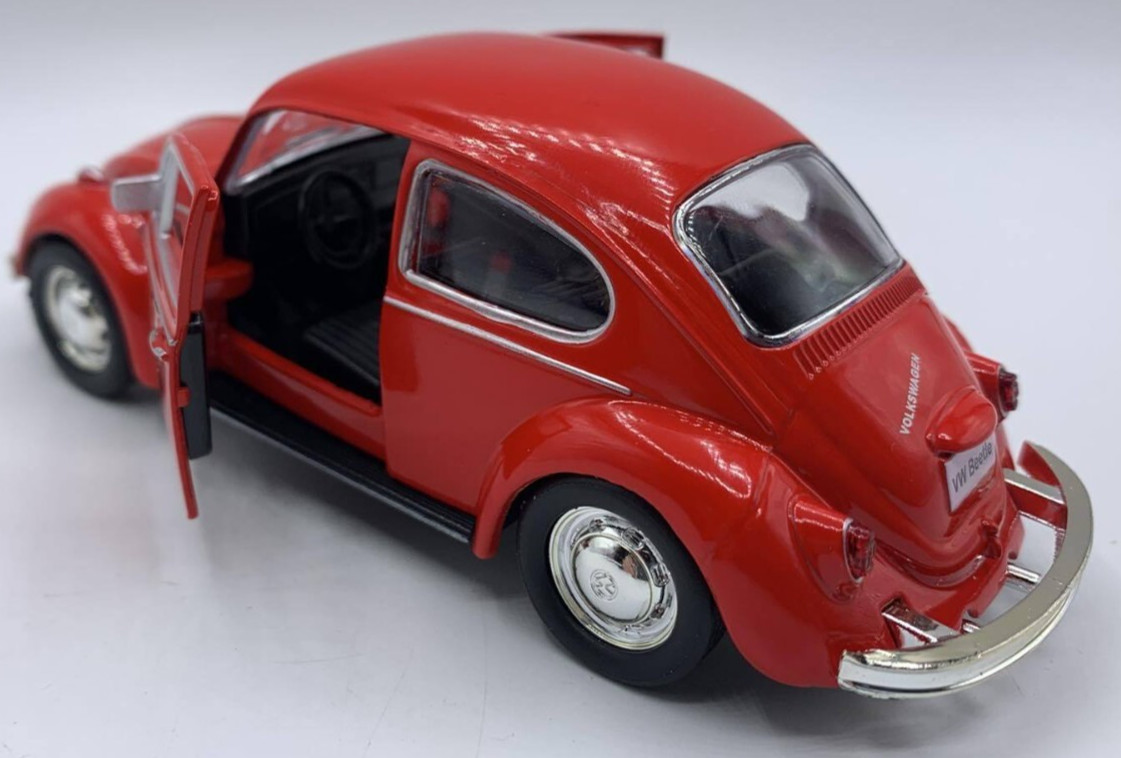 1967 Volkswagen Classical Beetle Hard Top, Red – Kinsmart 5375D – 1/32 Scale