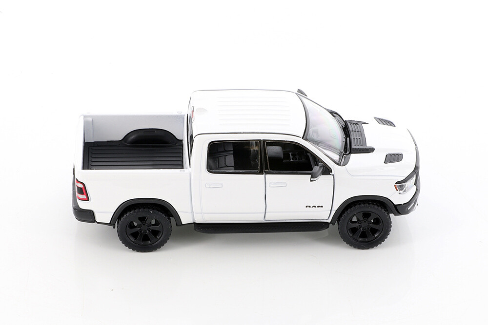 5″ Die-cast: 2019 RAM 1500 Pickup Truck (White) 1/46 Scale Diecast Model car